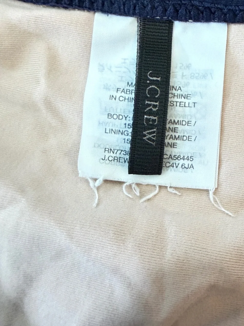 J. Crew Strapless Bikini Bandeau and Bikini Bottom Set (Size XS)